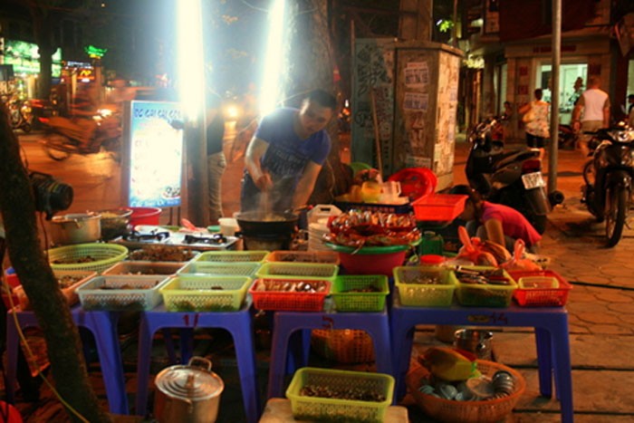 Thực phẩm đường phố Hà Nội.